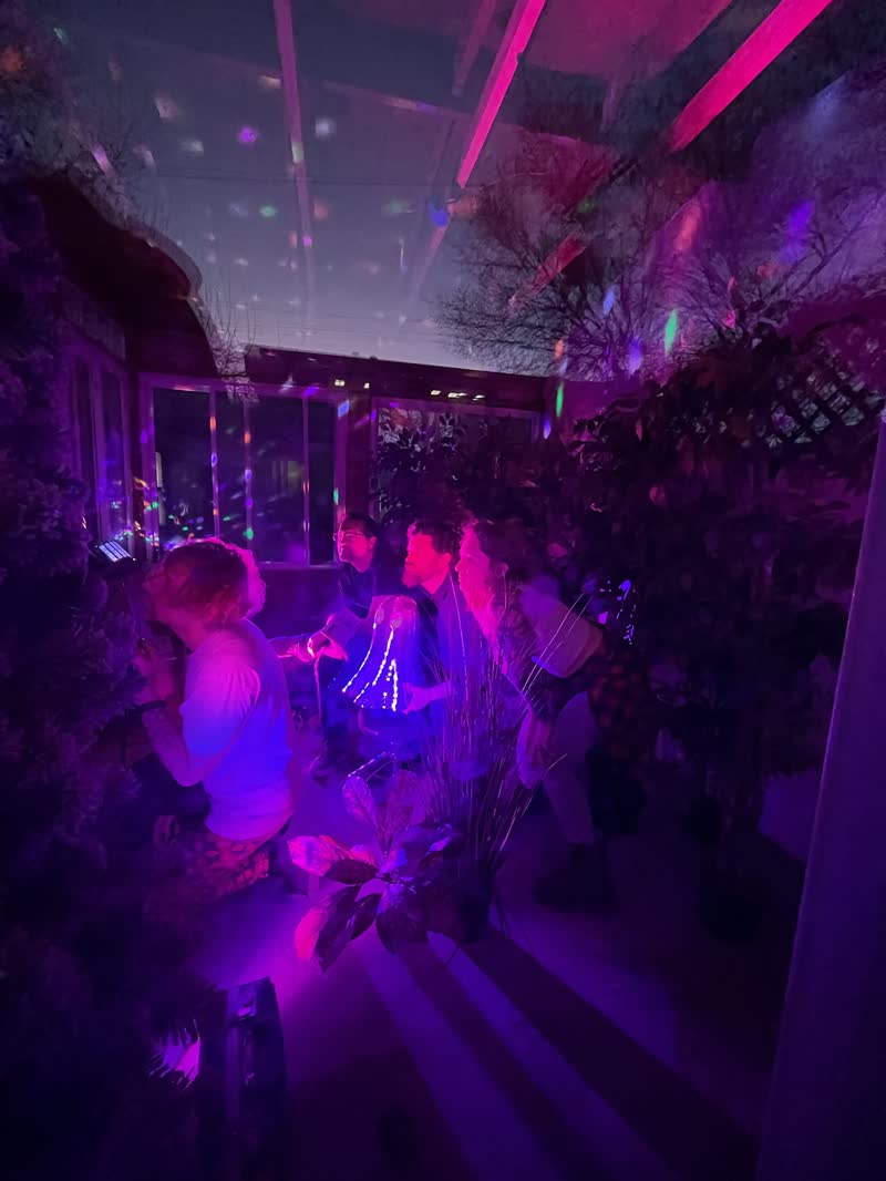RxGhost in neon light